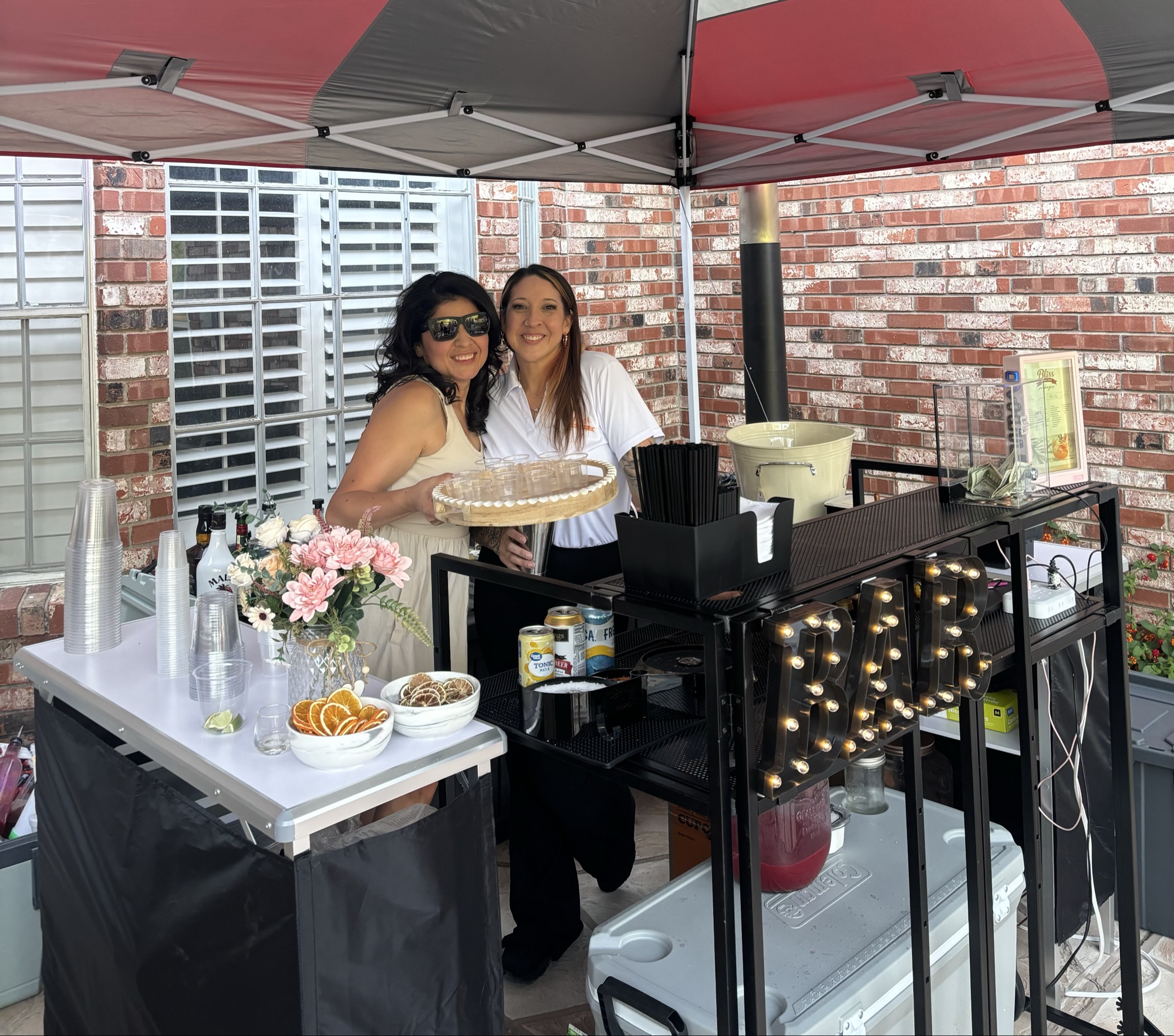 Bliss Mobile Bar team at an event
